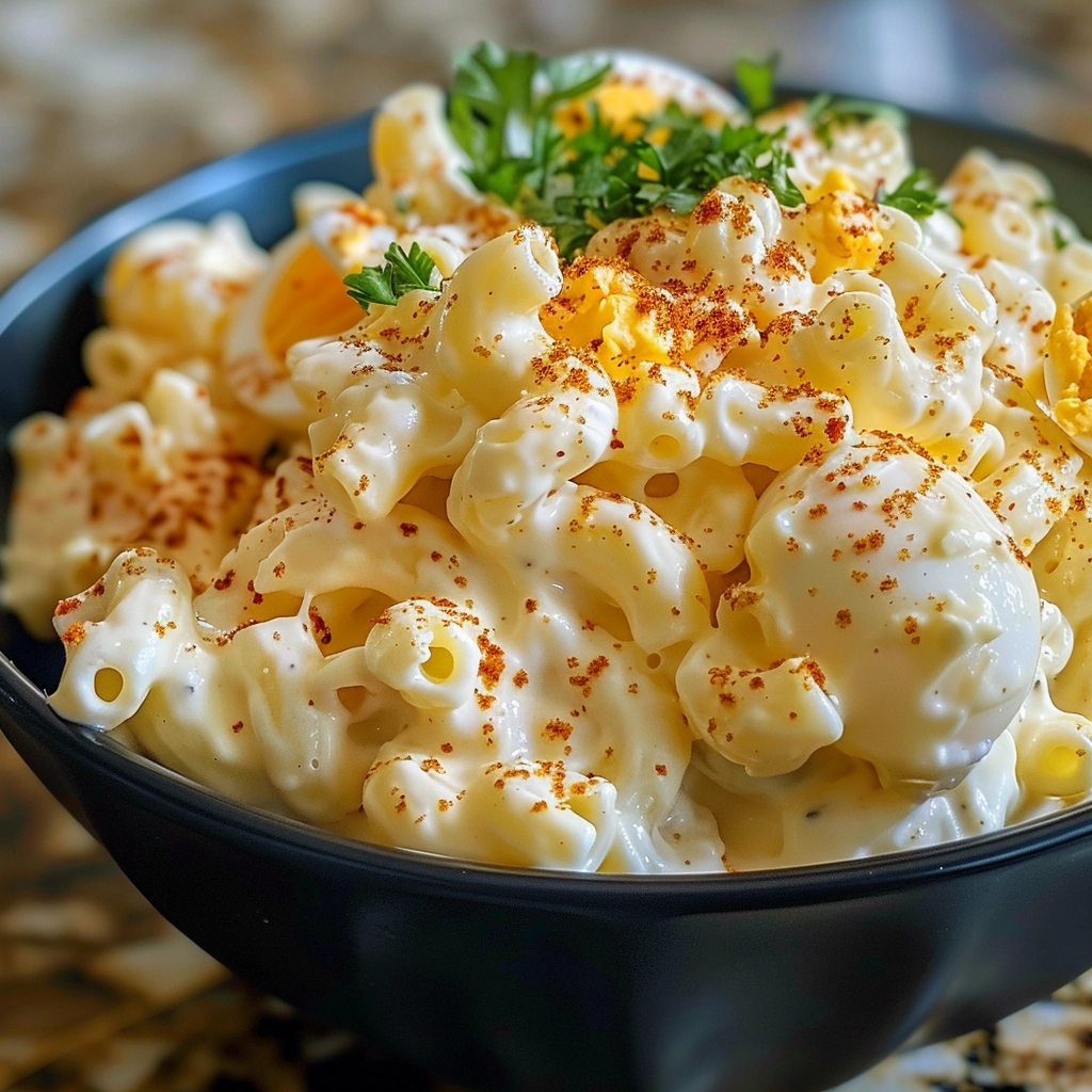 Classic Deviled Egg Pasta Bliss 