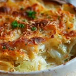 Cabbage Casserole on a plate